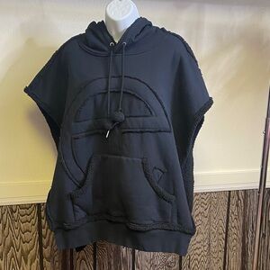 UGG x Telfar Black Hooded Poncho